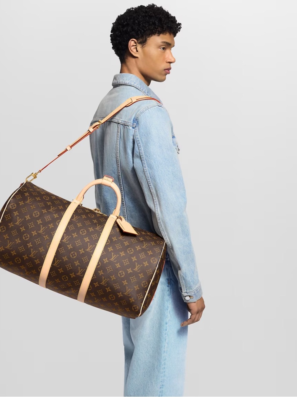 Louis Vuitton Keepall Bandouliere 60 in Monogram canvas - Picture 5 of 16
